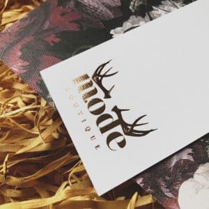 JFM Marketing + Design | Business Cards - Mode Boutique